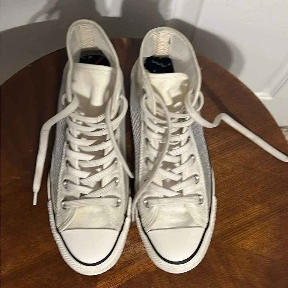 🔥 Converse Hi-Top Transparent Special Edition‎ Chuck Taylor Sneakers Women Sz 7